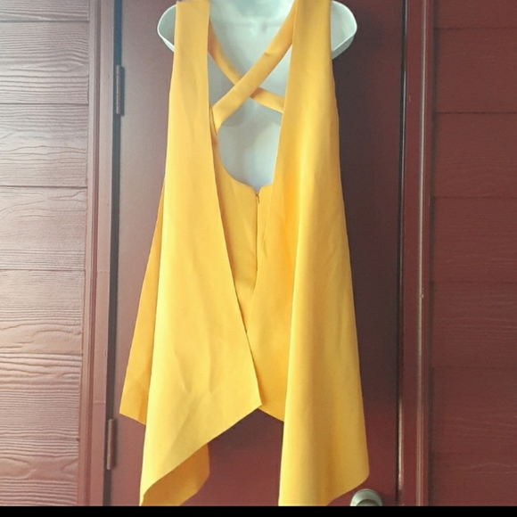 New ASOS DESIGN Premium cape back mini dress - Picture 5 of 6